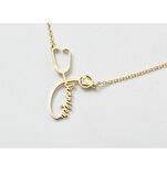 Steteskop 14 Ayar Altın Kolye