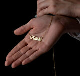 İsim Yazılı 14 Ayar Altın Kolye