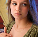 Harf Yazılı 14 Ayar Altın Kolye