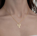 Psikoloji Simgesi 14 Ayar Altın Kolye