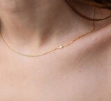 Haç 14 Ayar Altın Kolye