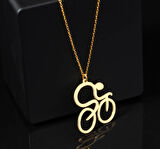 Bisiklet 14 Ayar Altın Kolye