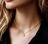 Futbol Topu 14 Ayar Altın Kolye