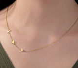 Harfler 14 Ayar Altın Kolye