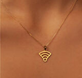 Wifi 14 Ayar Altın Kolye