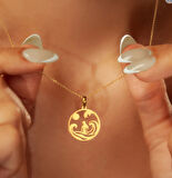 Deniz Kızı 14 Ayar Altın Kolye