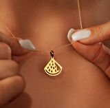 Karpuz 14 Ayar Altın Kolye