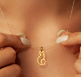 Doğa 14 Ayar Altın Kolye