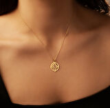 Kurt 14 Ayar Altın Kolye