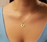 Hilal 14 Ayar Altın Kolye