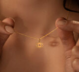 Göz 14 Ayar Altın Kolye