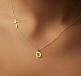 Haç 14 Ayar Altın Kolye