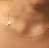 Sevgi Emojisi 14 Ayar Altın Kolye