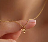 Kuş 14 Ayar Altın Kolye