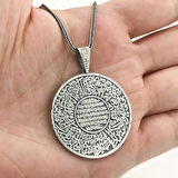 Ayetel Kursi Nazar Dualı 925 Ayar Gümüş Erkek Kolye