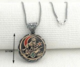 Bozkurt  925 Ayar Gümüş Erkek Kolye