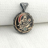 Hilal Bozkurt  925 Ayar Gümüş Erkek Kolye Ucu