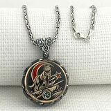 Ay Yıldız Hilal Bozkurt Kral Zincir 925 Ayar Gümüş Erkek Kolye