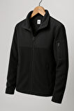 Erkek Polar Softshell Outdoor Ceket – Su İtici Kumaş - Fermuarlı Cepler - Sıcak Tutma