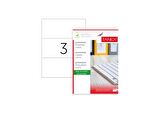 Tanex Tw-2003 Ebat 210 x 99 mm Laser Etiket  A4 Sayfada 3 Etiket