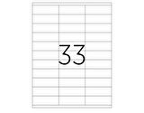 Tanex Tw-2133 Ebat 70 x 25 mm Laser Etiket  A4 Sayfada 33 Etiket