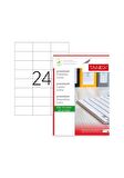 Tanex Tw-2037 500 A4 Sayfa 70 X 37 mm Lazer Etiket A4 Sayfada 24 Etiket