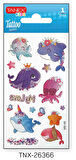 Tanex 7x12mm Deniz Hayvanları Tatoo TNX-26366