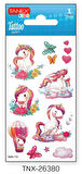 Tanex 7x12mm Unicorn Simli Mini Tatoo TNX-26380