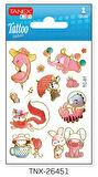 Tanex 7,5x10,5mm Neşeli Mini Tatoo Etiket TNX-26451