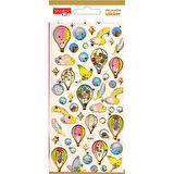 Tanex Decorative Sticker - 2 Puffy Etiketi TNX-5001