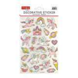 Tanex Kids Sticker Puffy Yaldızlı Unicorn Serisi 23 Parça (25369)