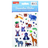 Tanex Kids Sticker Orman Hayvanları 32 Parça (STL-103)