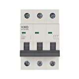 Viko Otomatik Sigorta 3x10A B 4.5kA 4VTB-3B10