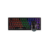 Thl-Gc-Vtx1 Gamıng Set (Kablolu Mekanik Mavi Swıtch Rgb Klavye + Kablolu 10.000 Dpı Rgb Mouse)