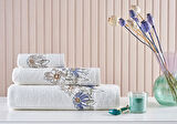 Marie Claire 3'Lü Set Set Micro Flora Kırıkbeyaz