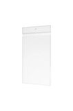 Fiyat Ve Etiket Cebi, Üstten Delikli Şeffaf Yumuşaf Plastik Cep A6 - 105x148 Mm - 100 Adet