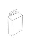 Yapışkanlı Plastik Askı Aparatı 5×5 Cm Rulo (1000 Adet – Ta400gr) Ht345