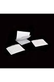 2x2cm Kare Kesim Cırt Bant, Arkası Yapışkanlı, Beyaz 1000 Adet Erkek-dişi Takım