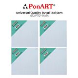 Ponart Universal Quality Tuval 14x14cm 4lü PTU-14x14