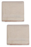 Marie Claire Export Havlu Melodie 100% Pamuk 50X70 2 Li Krem