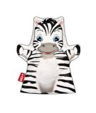 Tox Zebra Vahşi Hayvanlar Keçe El Kukla , Eğitici Oyuncak