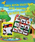 Tox ( Evcil Hayvanlar ) Parça-Bütün Eşleşmeler Keçe Cırtlı Aktivite Sayfası - Çocuk Etkinlik, Eğitici
