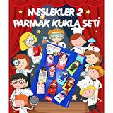 Tox Meslek 10 Parça Parmak Kukla , Eğitici Oyuncak T76-2