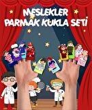Tox Meslek 10 Parça Parmak Kukla , Eğitici Oyuncak T76-2