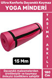 Premium Dayanıklı Konforlu Kaymaz Fitness Yoga Aerobik Meditasyon PİLATES MİNDERİ 15 Mm