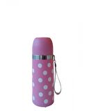 Sema Baby Puantiyeli Bebek Termosu 350 ml - Pembe