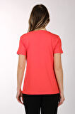 Daıdo Minimalist V Yaka Kısa Kol Kadın T-Shirt - Günlük Kullanım