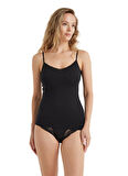 Blackspade Kadın Siyah İnce Askılı Atlet Comfort Elegance 1365