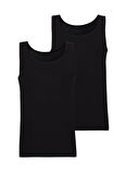 Blackspade Erkek Siyah Atlet 2'li Paket 9678