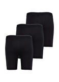 Blackspade Erkek Siyah Boxer Pamuklu 3'lü Paket 9683